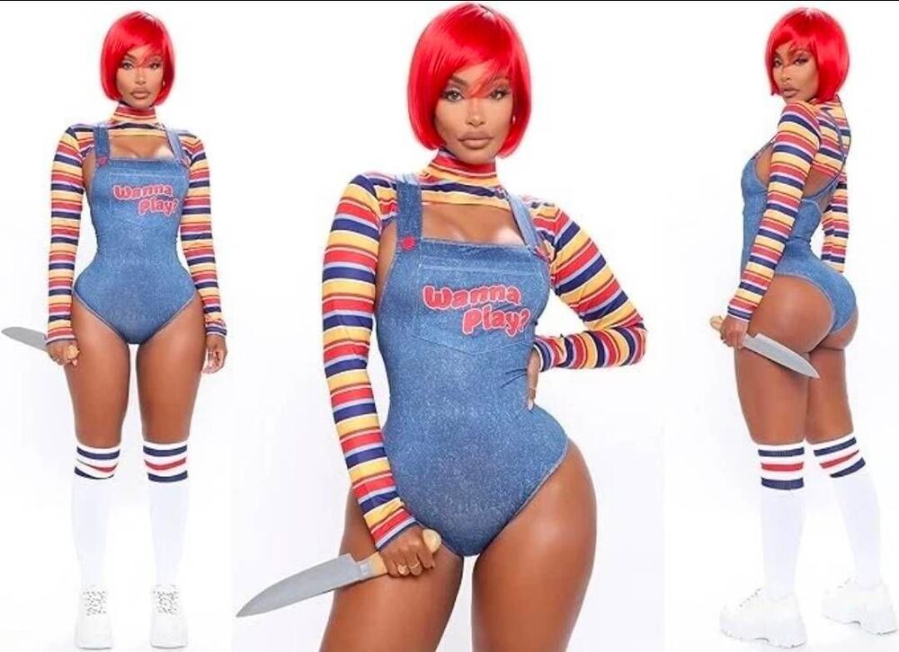 Sexy 6 Piece Chucky Costume Set